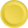 20 Piatti In Carta 23 Cm - Lulù Happiness - Giallo