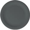 25 Piatti Carta Frutta E Dessert 17 Cm - Lulù Happiness - Nero