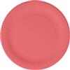 25 Piatti Carta Frutta E Dessert 17 Cm - Lulù Happiness - Rosso