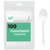 100 Cucchiaini Monouso - Praticità E Igiene