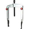 KS Tools 620.0072 Estrattore universale a serraggio rapido, 2 bracci con gancio estremamente sottile e allungato, 60-200mm, 300mm, 5,0t