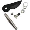 Fiskars Lama, molla, vite e anello di sicurezza originali di ricambio per forbici con lame bypass Fiskars Pro P90, Nero, 1026278