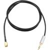 eMagTech Cavo di prolunga da SMA maschio a 3,5 mm TRS stereo, lunghezza 1 m, per collegare una radio a onde corte o un ricevitore radio a un cavo coassiale coassiale per antenna