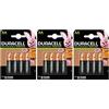Duracell 12X Duracell AA Ricaricabile 2500 mAh (3 Blister Da 4 Batterie) 12 Pile Stilo Ricaricabili