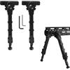 ProWildGear Bipod in alluminio per M-lok Compatible Handguard System Central Height of 6 inch to 8 inch Telescopic Side Mount Bipod