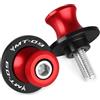 TREONK Supporti per Forcellone Posteriore - M6 Supporti Cavalletto Alluminio Coppia di Nottolini Alza Moto per MT09 SP MT 09 MT-09 2014-2023 2024 2025