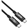 Club 3D Club3d CLUB3D Cavo bidirezionale USB4 Gen2x2 Type-C 4K60Hz, dati 20Gbps, PD 240W (48V/5A) EPR M/M 2m