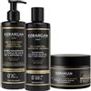 Kerargan - Trio Anticaduta Shampoo, Balsamo & Maschera Olio di Ricino