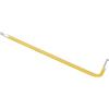 CoCud Chiave Esagonale a Brugola a Sfera con Manico a L, 4mm Metrica, Acciaio S2 Chiave a Testa Esagonale con Braccio Lungo a Forma di L Giallo per Riparazioni Domestiche, 1pz