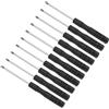 CoCud Cacciavite a Taglio Mini, Dimensione 2,0mm Lunghezza 82mm, Cacciaviti a Testa Piatta Acciaio al Carbonio con Manico Antiscivolo per Occhiali, Orologi o Laptop, 10pz
