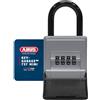ABUS KeyGarage 737 Mini - Cassetta per Chiavi con Archetto per il Fissaggio - per Fino a 8 Chiavi o Piccoli Oggetti di Valore - Nero-Argento