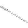 CoCud Punta Avvitatore Torx Magnetica T15 Lunghezza 100mm Attacco Esagonale 1/4 Trapano Avvitatore Stella 6 Punte Acciaio S2 Antimanomissione - (Applicazioni: Riparazione Auto)