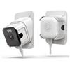 Sxhlseller Telecamera per Finestre 2K, Telecamere per Interni WiFi da 5 GHz e 2,4 GHz da 3 MP con Rilevamento del Movimento Umano e Promemoria in Tempo Reale, Registrazione Audio Video
