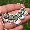 Fatto a mano Collana con gioielli fatti a mano in argento sterling 925 con pietre preziose...
