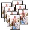 Giftgarden Cornice 20x30,Cornice Nera in PVC, Cornice da Parete e Tavolo, Decorazione per Casa,Set di 7