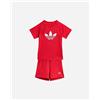 Adidas Set Trefoil Jr - Completo - Rosso