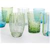 Zafferano Melting Pot Bicchiere Acqua in Vetro - Set 6 Pezzi