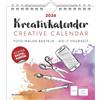 Alpha Edition - Calendario creativo S bianco 2026 - Calendario artigianale 16 × 17 cm con spazio per foto & personalizzato, sfondo bianco, utilizzabile anche come calendario da tavolo, ideale per