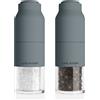 LARS NYSØM Set macinae pepe LARS NYSØM in acciaio inox con macinino regolabile I Set macina spezie design bottiglia manuale (Cool Grey)