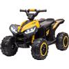 HOMCOM Quad per Bambini Elettrico 12V Ruote con Sospensioni 2 Velocità