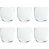 Avilia Servizio da 6 Bicchieri Whisky, Set Bicchieri trasparenti per acqua, vino e cocktail, Resistenti e Lavabili in Lavastoviglie, 350cc in Cristallo Ecologico