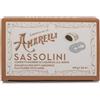 AMARELLI SRL Liquirizia Scatola Pesca 100g - Caramelle alla Liquirizia Gusto Pesca, Naturali e Senza Zucchero