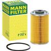 Mann Filter MANN-FILTER P 707 x Filtro carburante - VEICOLI INDUSTRIALI + BUS