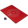 Zeal N174R Tappetino per rotolamento, Silicone, Rosso