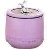 BAOFUYA Cuociriso Mini Cuociriso Elettrico da 1,8 Litri, Antiaderente, Design Compatto, per Zuppe di Cereali, Porridge e Stufati