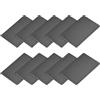 METALLIXITY Vuoto Metallo Scheda (66mm x 45mm x 1mm) 15pz, Anodizzato Alluminio Targhetta - per Casa Interni Fai-da-Te Segnaletica Incisione, Nero