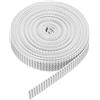 QUARKZMAN Cinghia Per Tapparelle 6 m, 16mm, Per Tapparelle, Avvolgibile a Vite, Montaggio Superficiale, Per Porte, Finestre, Tapparelle Persiane, Nastro Per Cinghia, Veneziane, Nero/Bianco