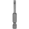 QUARKZMAN SL4 Punte per Cacciavite a Taglio Magnetica 4mm S2 Punta Cacciavite a Testa Piatta Acciaio 1/4 Punte Trapano Cacciavite Grado Industriale Gambo Esagonale 50mm (2) Lungo per Viti