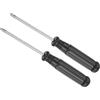 CoCud Cacciavite Phillips Mini, Dimensione 2,5mm Lunghezza 94mm, Cacciaviti a Croce Piccoli Acciaio al Carbonio con Manico Antiscivolo Nero per Occhiali, Orologi o Laptop, 2pz