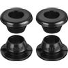 QUARKZMAN 20pz Occhielli Gomma 10mm Diametro Montaggio, per Tappi per Fori Gomma ID 8mm Occhielli Gomma per Cablaggio per Protezione Firewall Cavo Filo, Nero