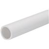 QUARKZMAN Tubo PVC 16mm ID 20mm OD 20cm/8 Lunghezza Bianco Alta Resistenza Tubo Rigido Rotondo in PVC Tondo per Tubo Acqua, Lavori Manuali, Guaina per Cavi
