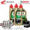 Castrol - HIFLO - NGK Tagliando HONDA CBR 600 RR 2003 2004 CBR600 Kit Castrol Ultimate Filtro Candele