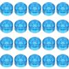 QUARKZMAN 20 Pz Copricapo Pedale Chitarra Tappi Pulsanti per Pulsanti Blu | Copertura Superiore Pedale Plastica 3/8, Pedali Effetti Chitarra
