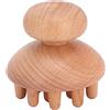 ZJchao Massaggiatore di Funghi di Legno, Massaggiatore di Drenaggio Linfatico, Anticellulite Promuovere la Circolazione Meridiani Chiari Strumento di Massaggio Manuale per Testa Vita Pancia Cosce