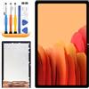 AGCUT Display LCD per Samsung Galaxy Tab A7 Samsung Tab A7 SM-T500 da 10,4 pollici, schermo LCD da 10,4 pollici, schermo touch screen in vetro completo assembly con riparazione, nero
