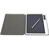 Tbest LCD Writing Tablet F Blocco Note Elettronico LCD Tablet Drawing Pad Forniture Aziendali Strumento per Pittura a Mano 9 Pollici Nero con Custodia in Ecopelle (Nero (con Custodia in Pelle))
