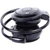 Plyisty CuffieSopra L'orecchio, Cuffie Wireless con Microfono, Suono HiFi Stereo Pieghevole, per la Corsa Sportiva