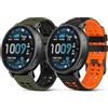 WindRen 2 Pezzi Cinturino Compatibile con Redmi Watch 5 Active/5 Lite/Amazfit Balance/Balance 2,Cinturino di Ricambio Silicone per Amazfit Active Max/Amazfit Cheetah/Cheetah Pro,Sportivo, Impermeabile