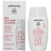 Apivita Bee Sun Safe Daily Age Repair Fluido Viso Colorato Per Rughe Macchie Scure Spf50 50ml