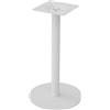 Moia Greenwood Basamento Tavolo Tondo Acciaio Bianco Ø 40 cm 9,5 kg