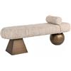 Richmond Interiors Panca Alexander Jones Geneva - Beige Angora