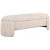 Richmond Interiors Panca Contenitore Cupid - Beige Angora