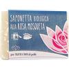HEALTION Srl SOCIETA' BENEFIT Fior di Loto Saponetta Biologica Rosa Mosqueta per Detersione Delicata 100g
