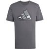 Adidas M Camo Mod L Grefiv T-Shirt M/M Grigia Logo Camo Uomo