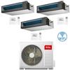TCL Climatizzatore Condizionatore TCL Canalizzato Wi-Fi R32 Trial Split Inverter 9000 + 9000 + 12000 BTU con U.E. MT3240 Classe A++/A+ NOVITÁ