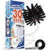 SP HOME GOODS Kit professionale per la pulizia delle bocchette dell'asciugatrice, innovativo e riutilizzabile, in nylon resistente, spazzola flessibile per pelucchi con attacco per trapano per una pulizia più